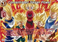 Concentrated Saiyan Power (Collector Booster Silver) (BT24-007) [Beyond Generations]