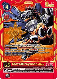 MetalGreymon ACE (Special Rare) (BT14-014 SP) [Exceed Apocalypse]