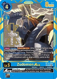 Zudomon ACE (Special Rare) (BT14-026 SP) [Exceed Apocalypse]