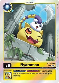 Nyaromon (Exceed Apocalypse Box Promotion Pack) (BT15-003 U) [Exceed Apocalypse]
