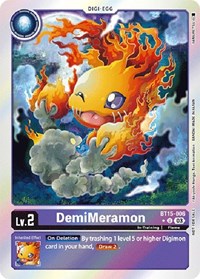 DemiMeramon (Exceed Apocalypse Box Promotion Pack) (BT15-006 U) [Exceed Apocalypse]