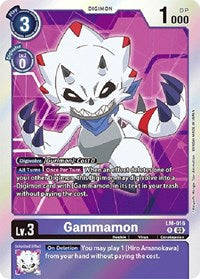 Gammamon (English Exclusive) (LM-016 R) [Exceed Apocalypse]