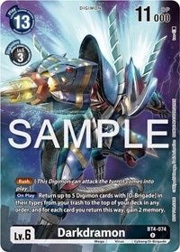 Darkdramon (Official Tournament Pack Vol.12) (BT4-074 R) [Great Legend]