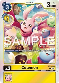 Cutemon (Winner Pack -Exceed Apocalypse-) (BT5-033 C) [Battle of Omni]