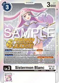 Sistermon Blanc (Judge Pack 5) (ST12-12 U) [Starter Deck 12: Jesmon]