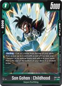 Son Gohan : Childhood - FB01-088 (Tournament Pack 01) (FB01-088) [Tournament and Championship Promos]