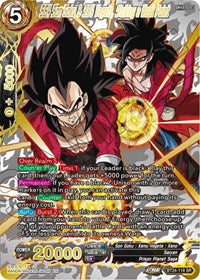SS4 Son Goku & SS4 Vegeta, Striking a Weak Point (Collector Booster Gold) (BT24-118) [Beyond Generations]