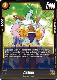 Zarbon (FB01-116) [Awakened Pulse Pre-Release Cards]