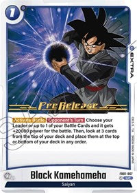Black Kamehameha (FB01-067) [Awakened Pulse Pre-Release Cards]