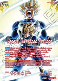 Vegeta // Vegeta, Awakened Feelings (SLR) (BT24-001) [Beyond Generations]
