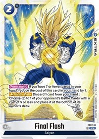 Final Flash (Bonus Pack Alternate Art) (FS02-16) [Starter Deck 2: Vegeta]