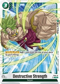 Destructive Strength (Bonus Pack Alternate Art) (FS03-16) [Starter Deck 3: Broly]