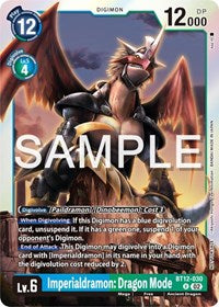 Imperialdramon: Dragon Mode (Event Pack 6) (BT12-030 R) [Across Time]