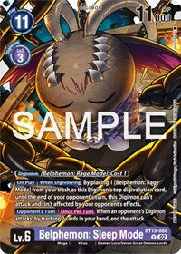 Belphemon: Sleep Mode (Event Pack 6) (BT13-088 R) [Versus Royal Knights]