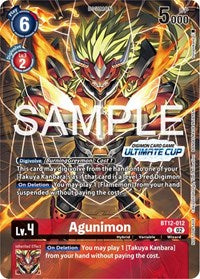 Agunimon (Ultimate Cup 2024) (BT12-012 U) [Across Time]