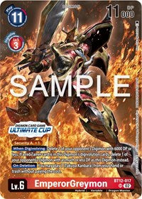 EmperorGreymon (Ultimate Cup 2024) (BT12-017 SR) [Across Time]