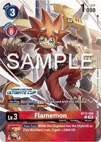 Flamemon (Ultimate Cup 2024) (BT12-009 C) [Across Time]