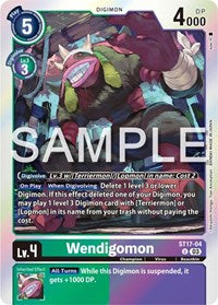 Wendigomon (ST17-04 U) [Starter Deck 17: Double Typhoon Advanced Deck Set]