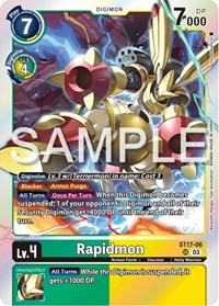 Rapidmon - ST17-06 (ST17-06 SR) [Starter Deck 17: Double Typhoon Advanced Deck Set]