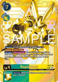 Rapidmon - ST17-06 (Gold) (ST17-06 SR) [Starter Deck 17: Double Typhoon Advanced Deck Set]