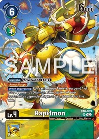 Rapidmon (Bonus Pack) (BT8-039 SR) [Starter Deck 17: Double Typhoon Advanced Deck Set]