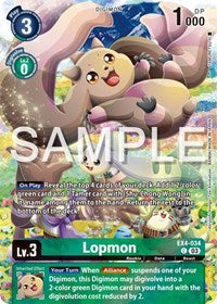 Lopmon (Bonus Pack) (EX4-034 C) [Starter Deck 17: Double Typhoon Advanced Deck Set]