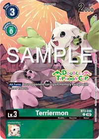 Terriermon (Double Typhoon Cup) (BT3-046 U) [Release Special Booster 1.0]