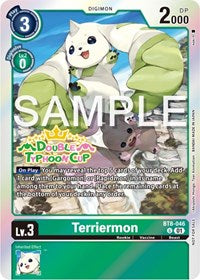 Terriermon (Double Typhoon Cup Winner) (BT8-046 U) [New Awakening]