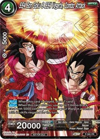 SS4 Son Goku & SS4 Vegeta, Combo Attack (Zenkai Series Tournament Pack Vol.7) (P-585) [Tournament Promotion Cards]