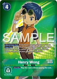 Henry Wong (Reprint) (EX2-061 R) [Starter Deck 17: Double Typhoon Advanced Deck Set]