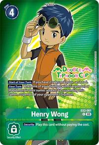 Henry Wong (Reprint) (EX2-061 R) [Starter Deck 17: Double Typhoon Advanced Deck Set Pre-Release Cards]