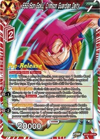 SSG Son Goku, Crimson Guardian Deity (BT24-004) [Beyond Generations Pre-Release Cards]