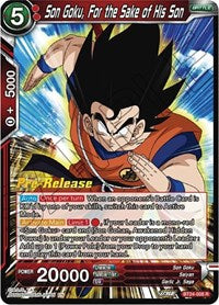 Son Goku, For the Sake of His Son (BT24-008) [Beyond Generations Pre-Release Cards]