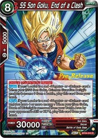 SS Son Goku, End of a Clash (BT24-010) [Beyond Generations Pre-Release Cards]