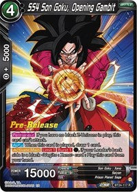 SS4 Son Goku, Opening Gambit (BT24-117) [Beyond Generations Pre-Release Cards]