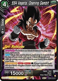 SS4 Vegeta, Opening Gambit (BT24-121) [Beyond Generations Pre-Release Cards]