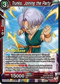 Trunks, Joining the Party (BT24-015) [Beyond Generations Pre-Release Cards]