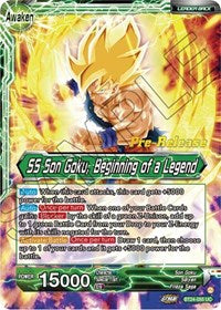 Son Goku // SS Son Goku, Beginning of a Legend (BT24-055) [Beyond Generations Pre-Release Cards]