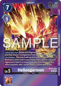 Helloogarmon (2024 Regionals Finalist) (BT14-078 U) [Blast Ace]