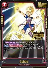 Cabba (Judge Pack (Store Judge) 01) (FB01-007) [Tournament and Championship Promos]