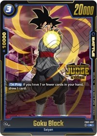 Goku Black - FB01-037 (Judge Pack (Store Judge) 01) (FB01-037) [Tournament and Championship Promos]