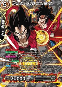 SS4 Son Goku & SS4 Vegeta, Striking a Weak Point (Collector Booster Silver) (BT24-118) [Beyond Generations]