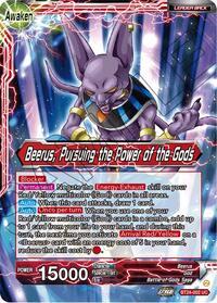 Beerus // Beerus, Pursuing the Power of the Gods (Collector Booster Foil) (BT24-002) [Beyond Generations]