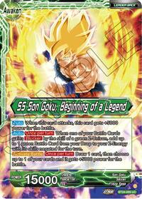 Son Goku // SS Son Goku, Beginning of a Legend (Collector Booster Foil) (BT24-055) [Beyond Generations]