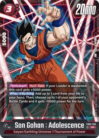 Son Gohan : Adolescence - FB02-018 (FB02-018) [Blazing Aura]