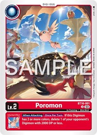 Poromon (BT16-001 U) [Beginning Observer]