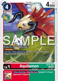 Aquilamon (BT16-008 C) [Beginning Observer]