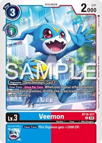 Veemon (BT16-017 U) [Beginning Observer]