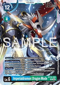 Imperialdramon: Dragon Mode (BT16-028 R) [Beginning Observer]