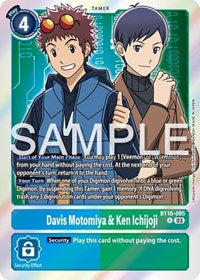 Davis Motomiya & Ken Ichijoji (BT16-085 R) [Beginning Observer]